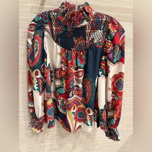 Colorful Paisley Women's Top